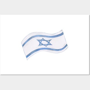 Flag Israel Posters and Art